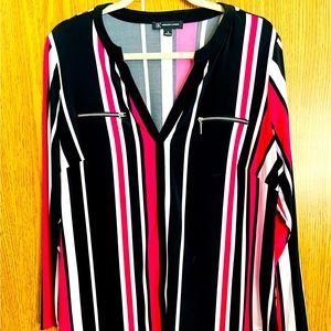 INC INTERNATIONAL CONCEPTS Multi Colored Blouse.